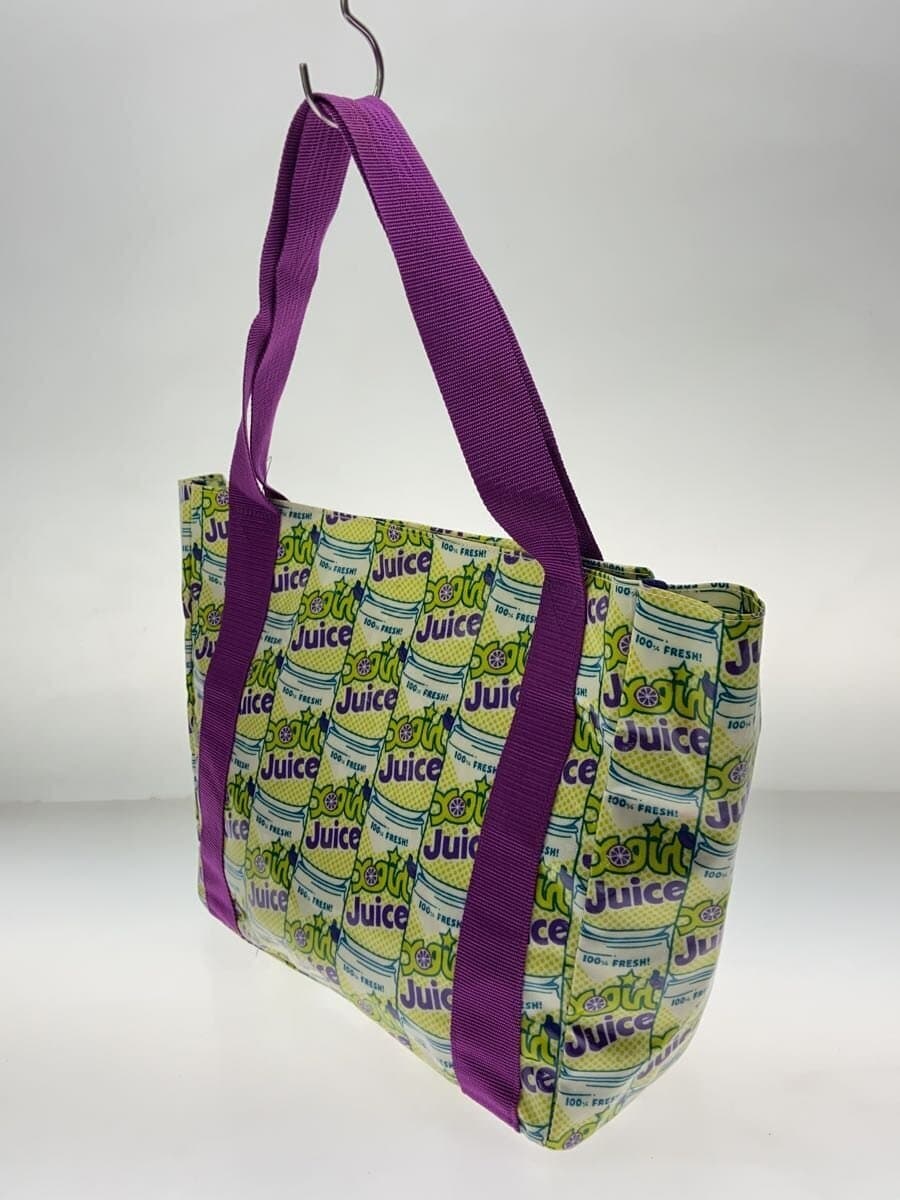 X-girl Tote Bag PVC GRN All Over Pattern 2