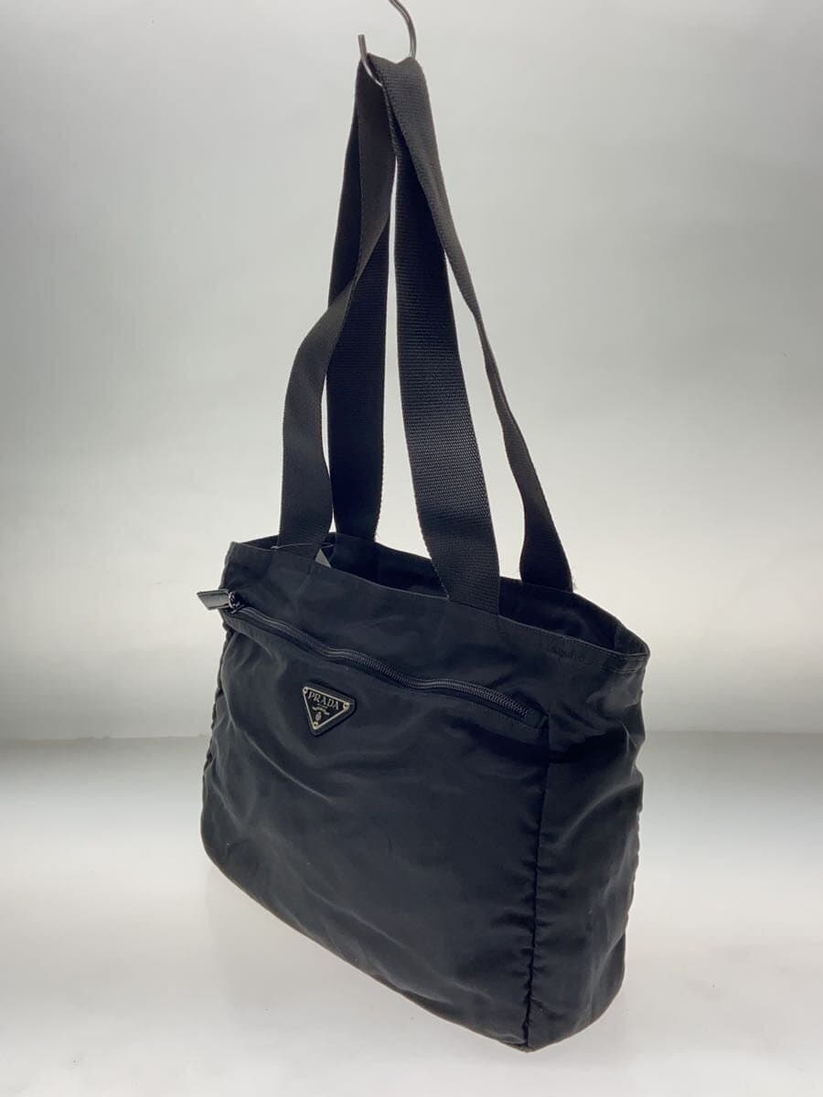 PRADA Tote Bag Nylon BLK 2