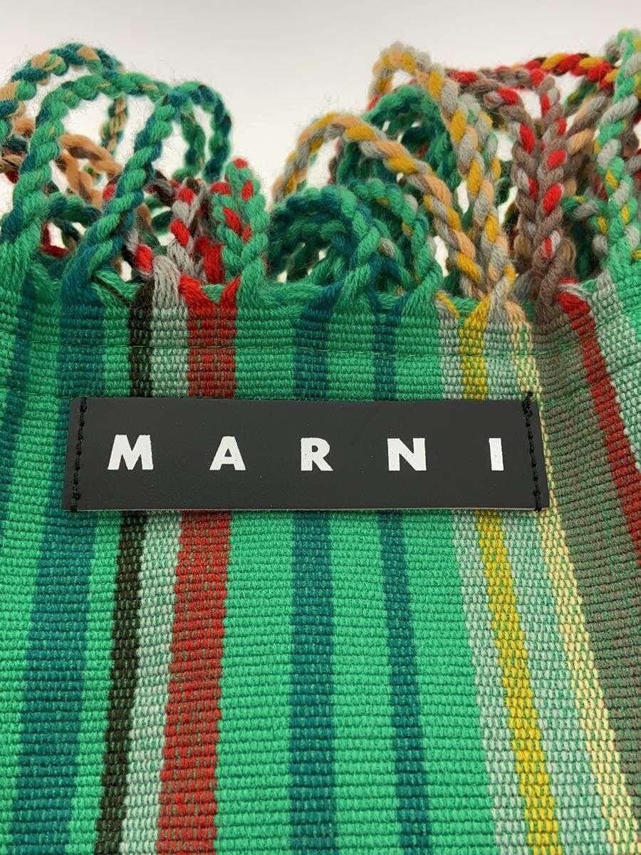 MARNI Tote Bag GRN Stripe 5