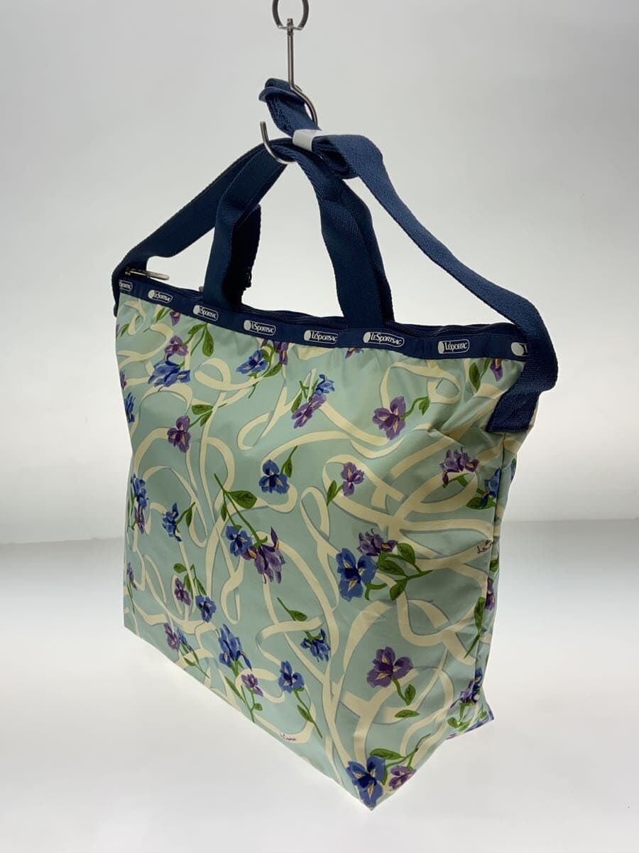 LESPORTSAC Tote Bag GRN Floral 2
