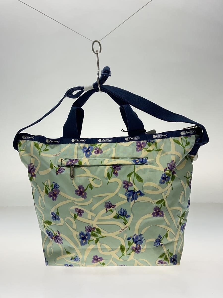 LESPORTSAC Tote Bag GRN Floral 3