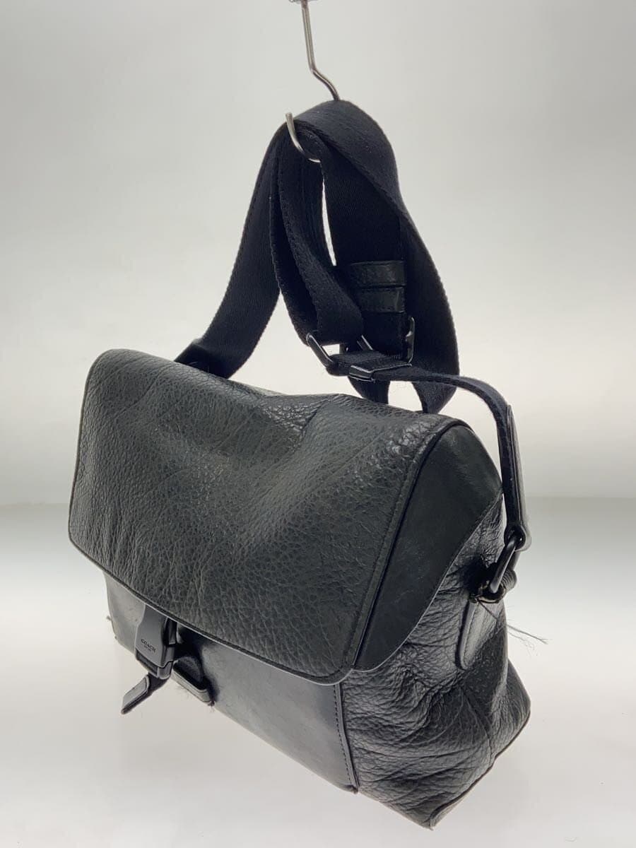 COACH Shoulder Bag Leather BLK Solid J1644-57769 2