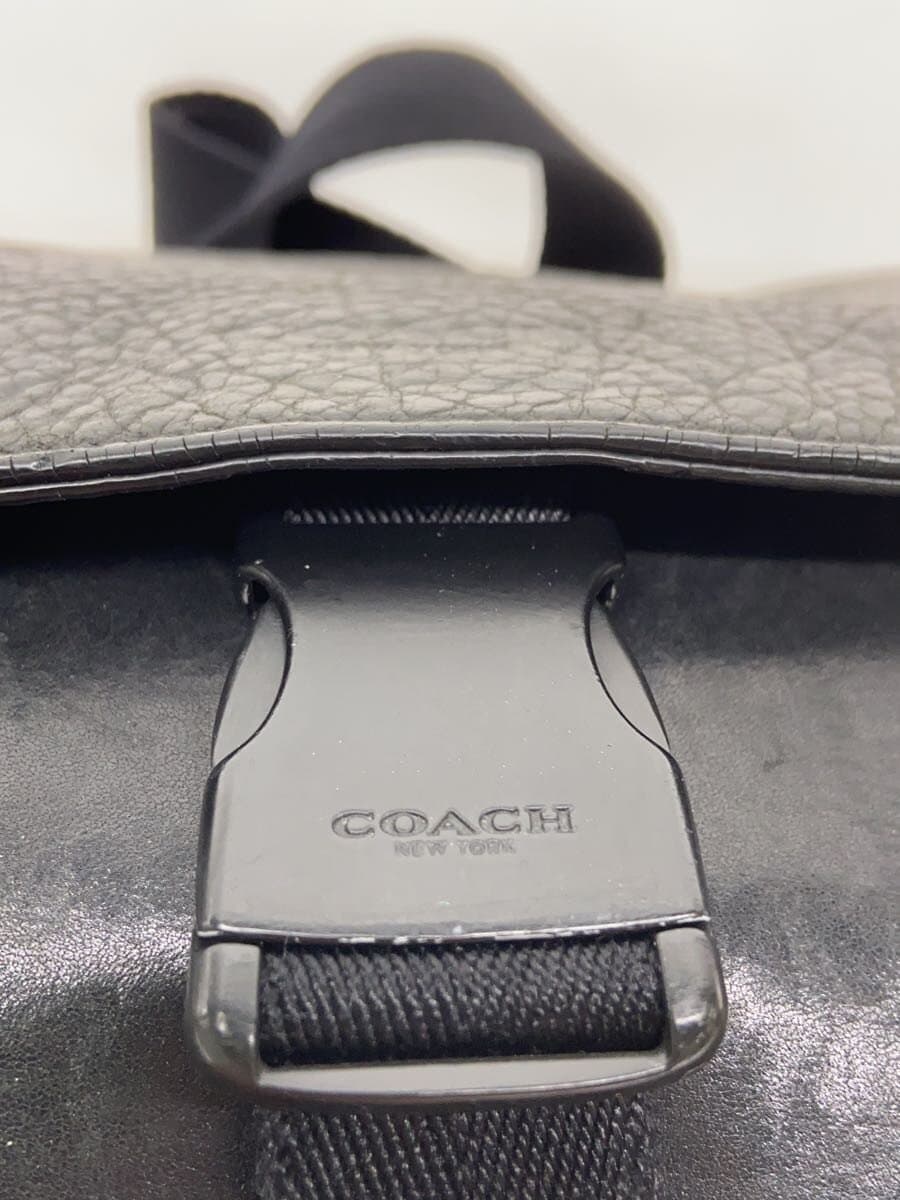 COACH Shoulder Bag Leather BLK Solid J1644-57769 5