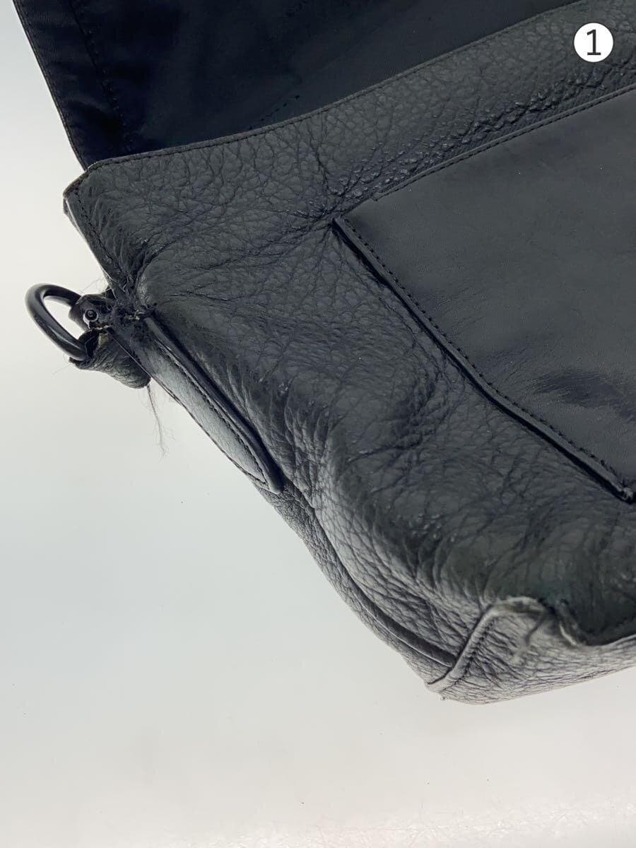 COACH Shoulder Bag Leather BLK Solid J1644-57769 7