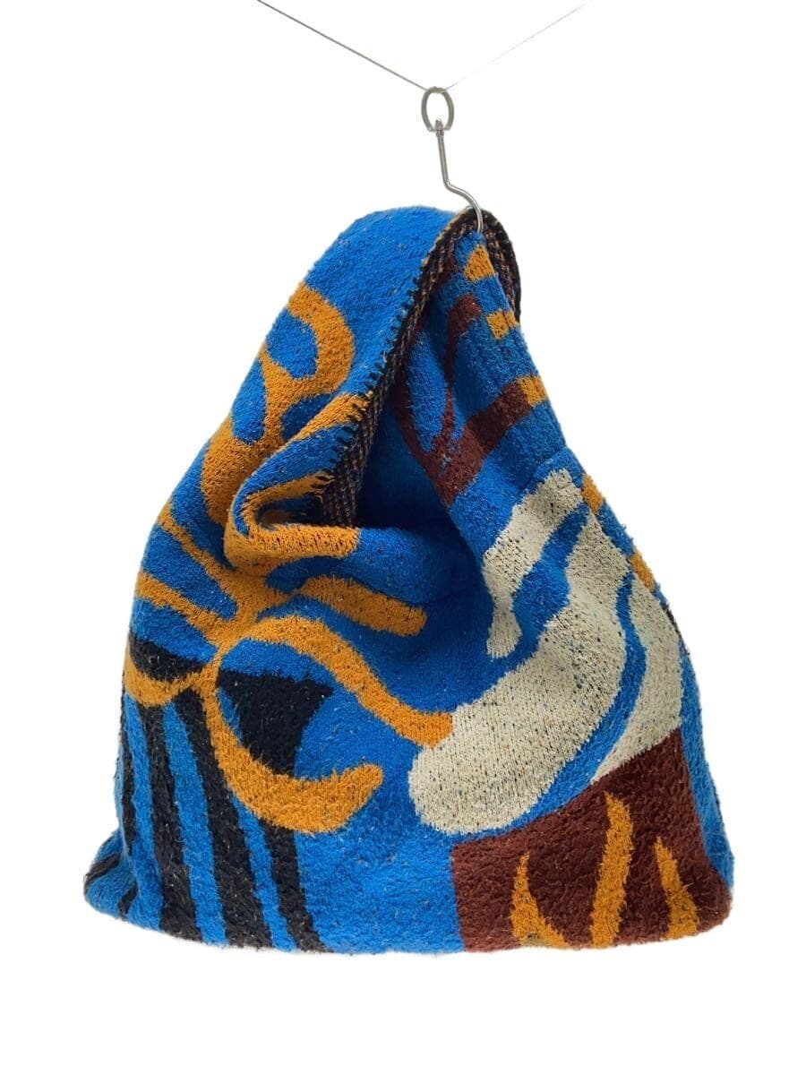 KHOKI Shoulder Bag BLU All Over Pattern 23aw-bg-01