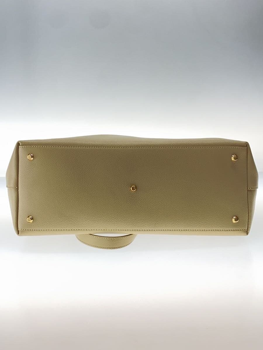 agnes b. Tote Bag Cowhide CRM IS11HZ-07 4