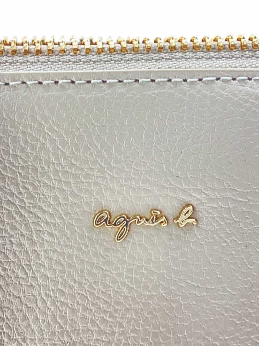 agnes b. Tote Bag Cowhide CRM IS11HZ-07 5