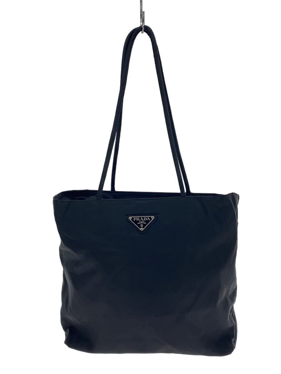 PRADA tote bag nylon BLK plain