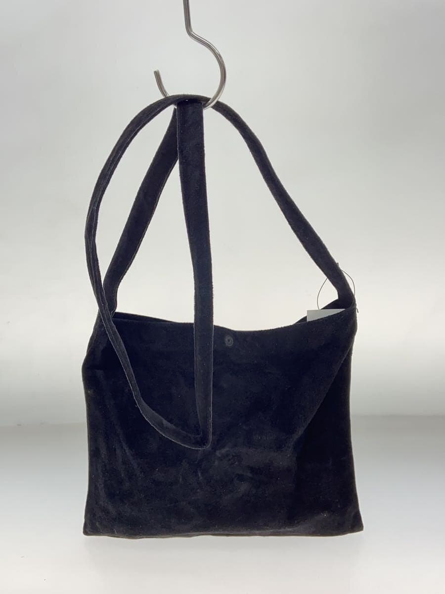 COOTIE shoulder bag suede BLK plain 3