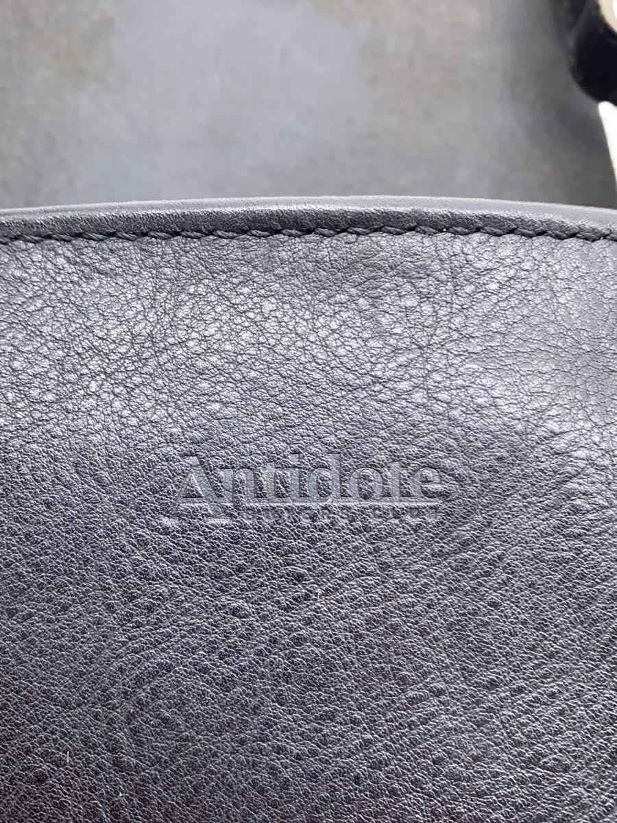 ANTIDOTE BUYERS CLUB Shoulder Bag Leather Black Solid Color 5