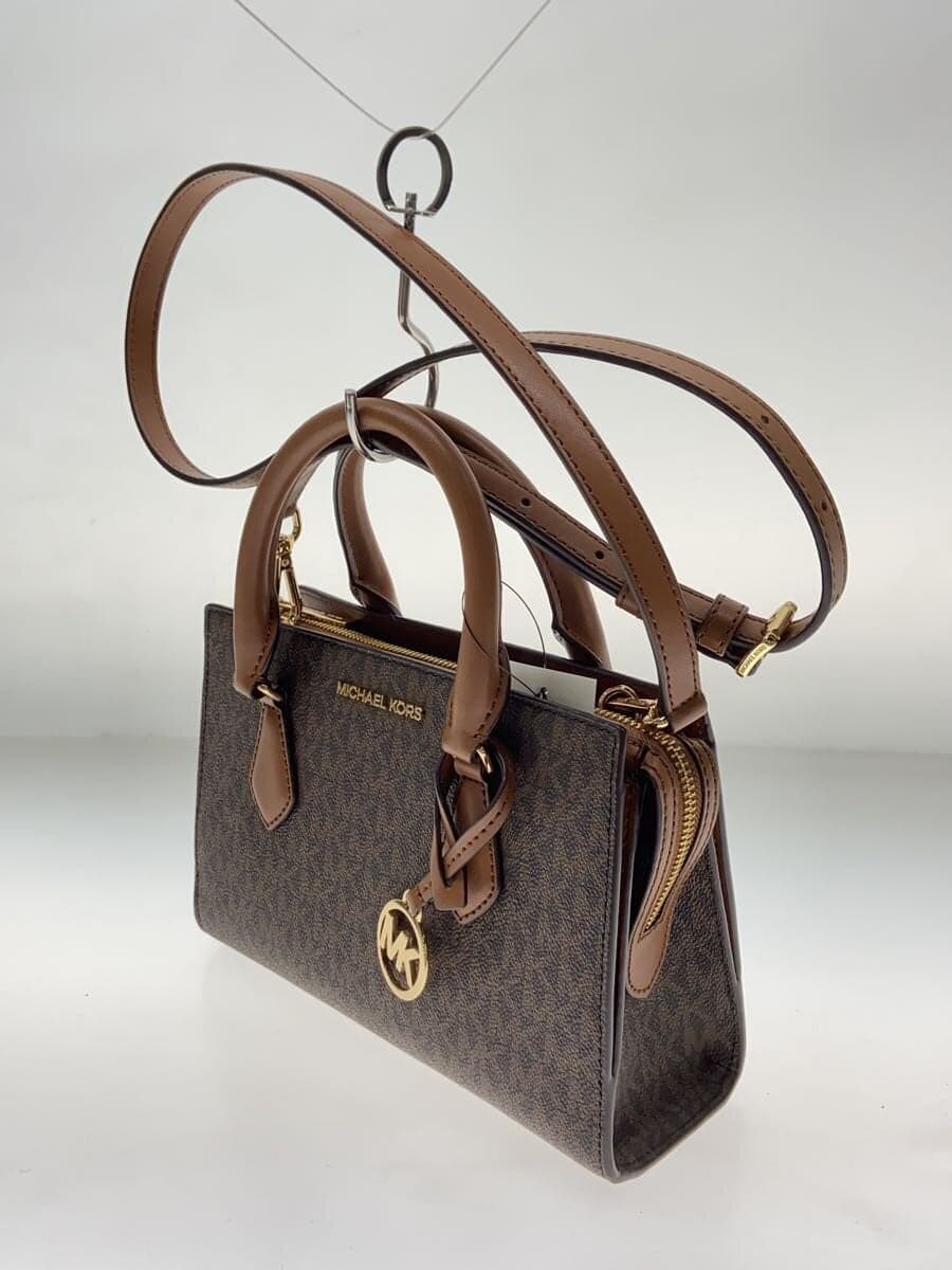 MICHAEL KORS shoulder bag leather BRW all-over pattern 2