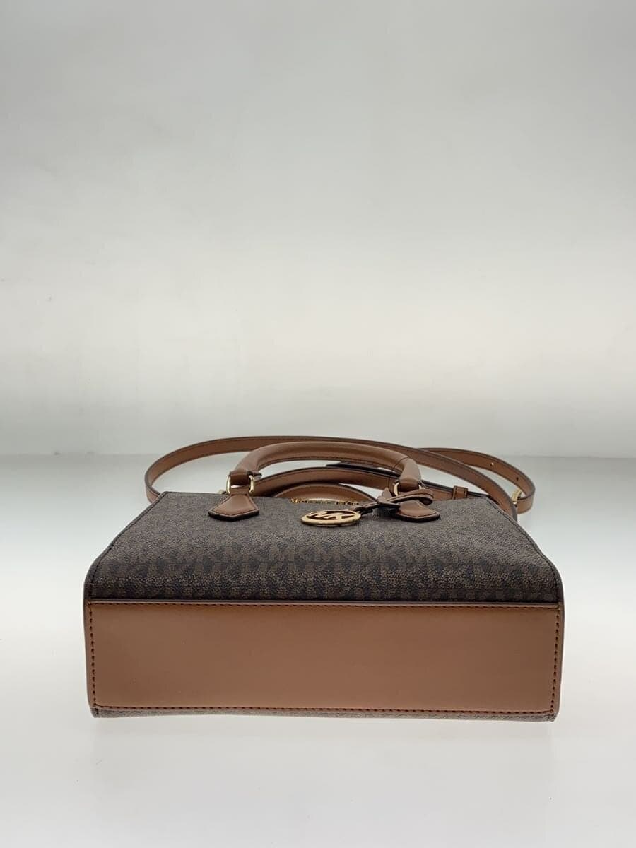 MICHAEL KORS shoulder bag leather BRW all-over pattern 4