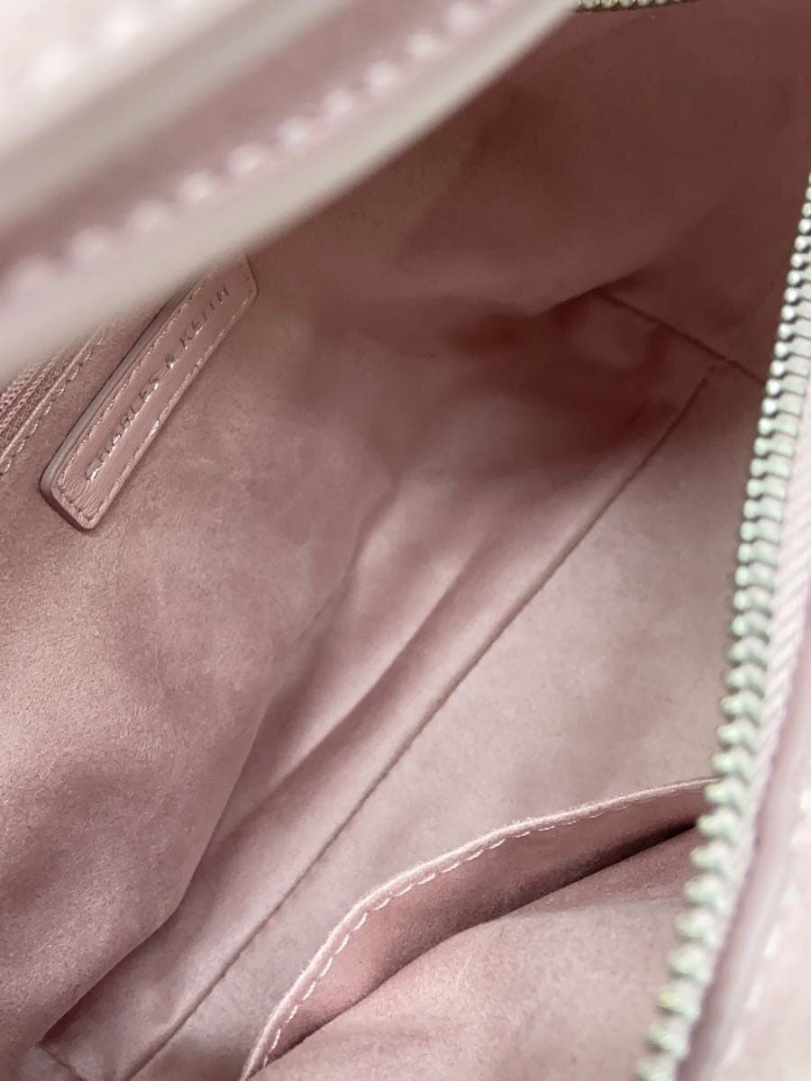 CHARLES&KEITH handbag suede PNK 6