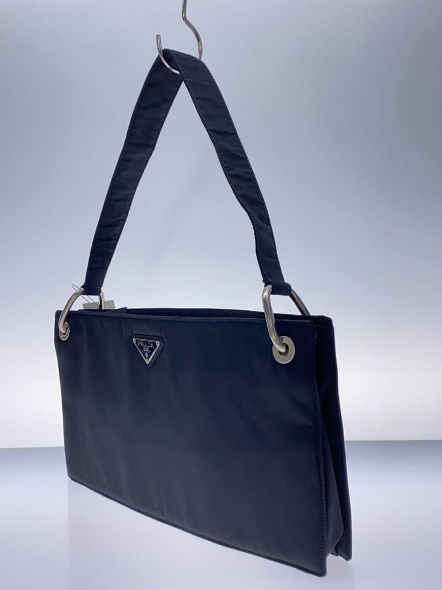 PRADA shoulder bag nylon black 2