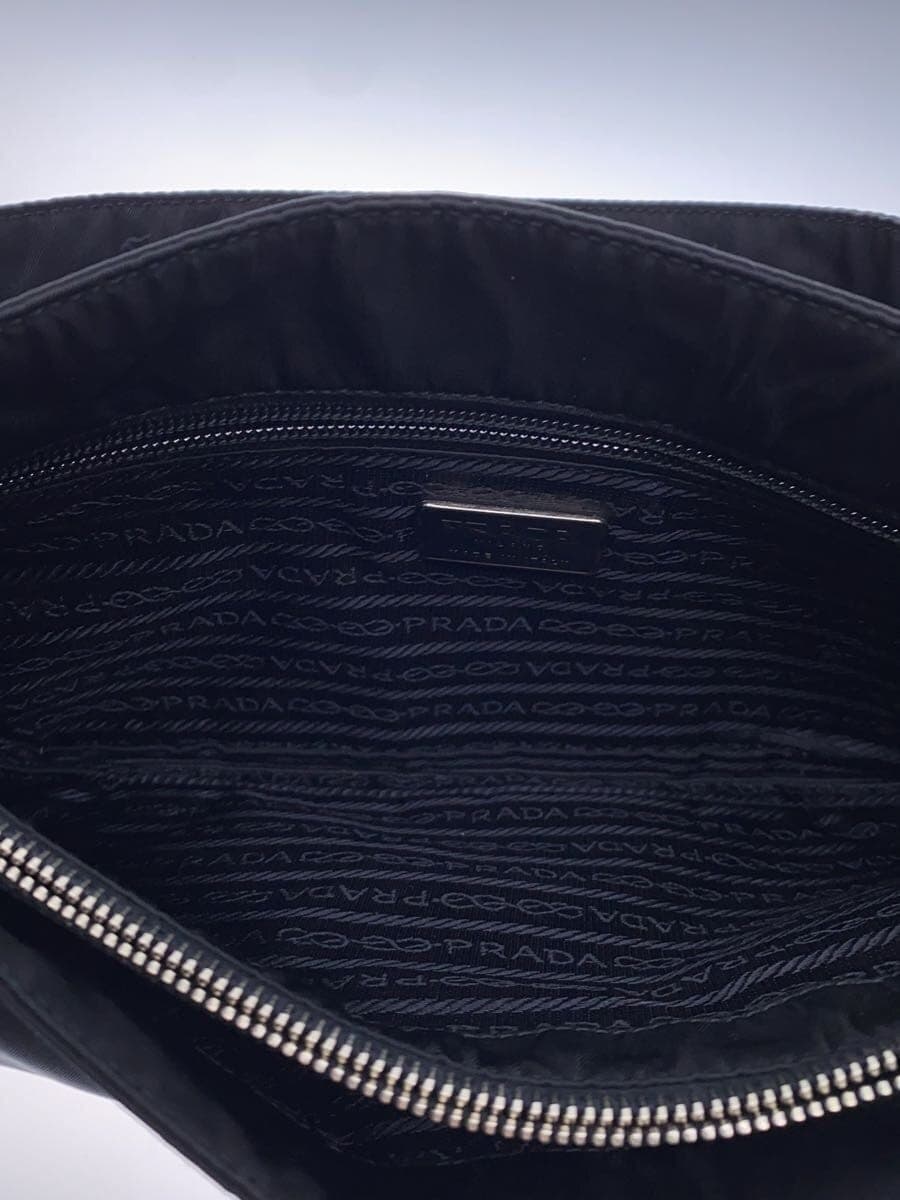 PRADA shoulder bag nylon black 6