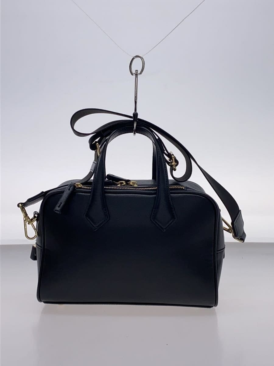 Mica della Valle shoulder bag leather BLK 3