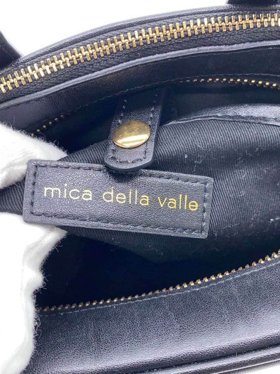 Mica della Valle shoulder bag leather BLK 5