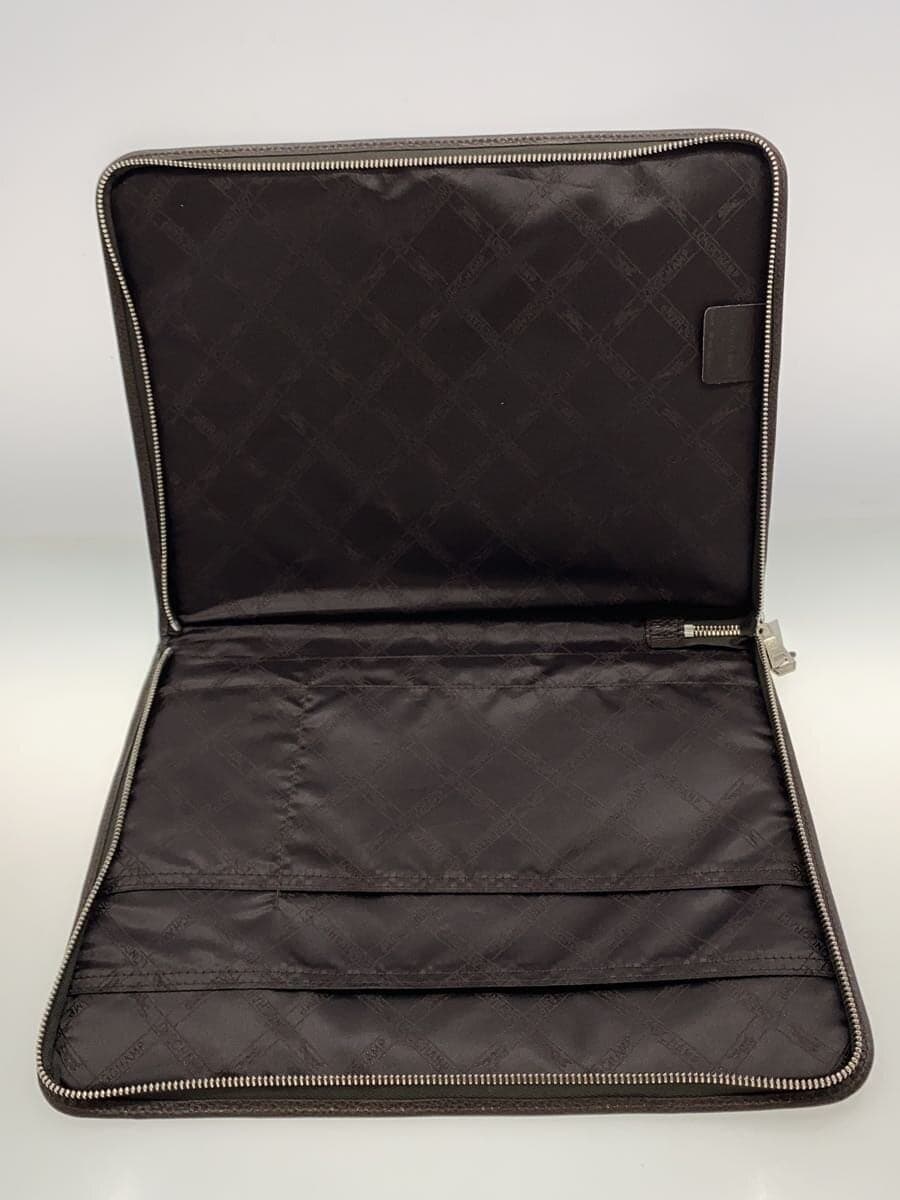 LONGCHAMP tote bag leather BRW solid color 6