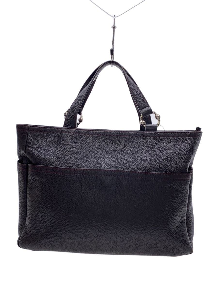 FURLA tote bag leather BRW plain