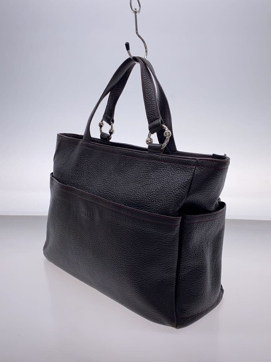 FURLA tote bag leather BRW plain 2