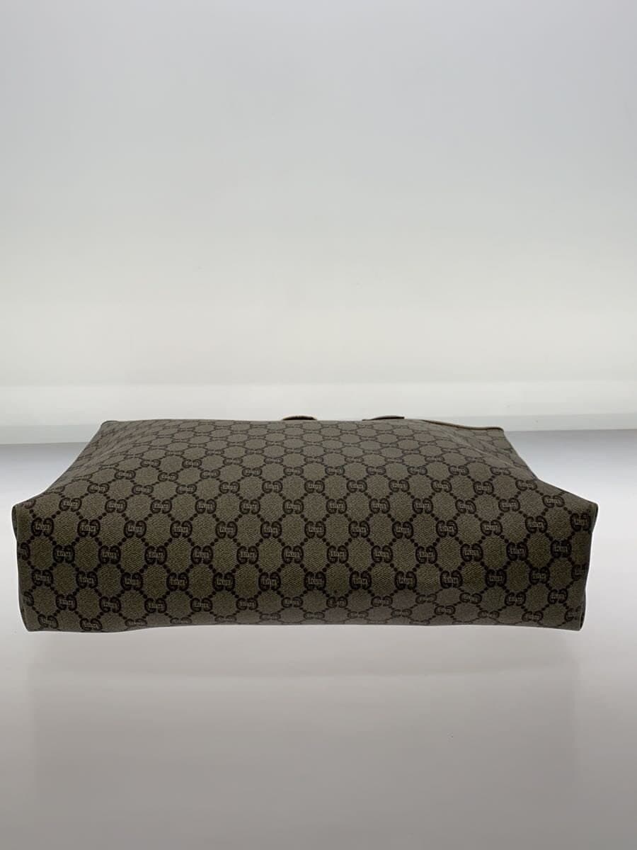 GUCCI PLUS Tote Bag Leather BRW All-over pattern 4