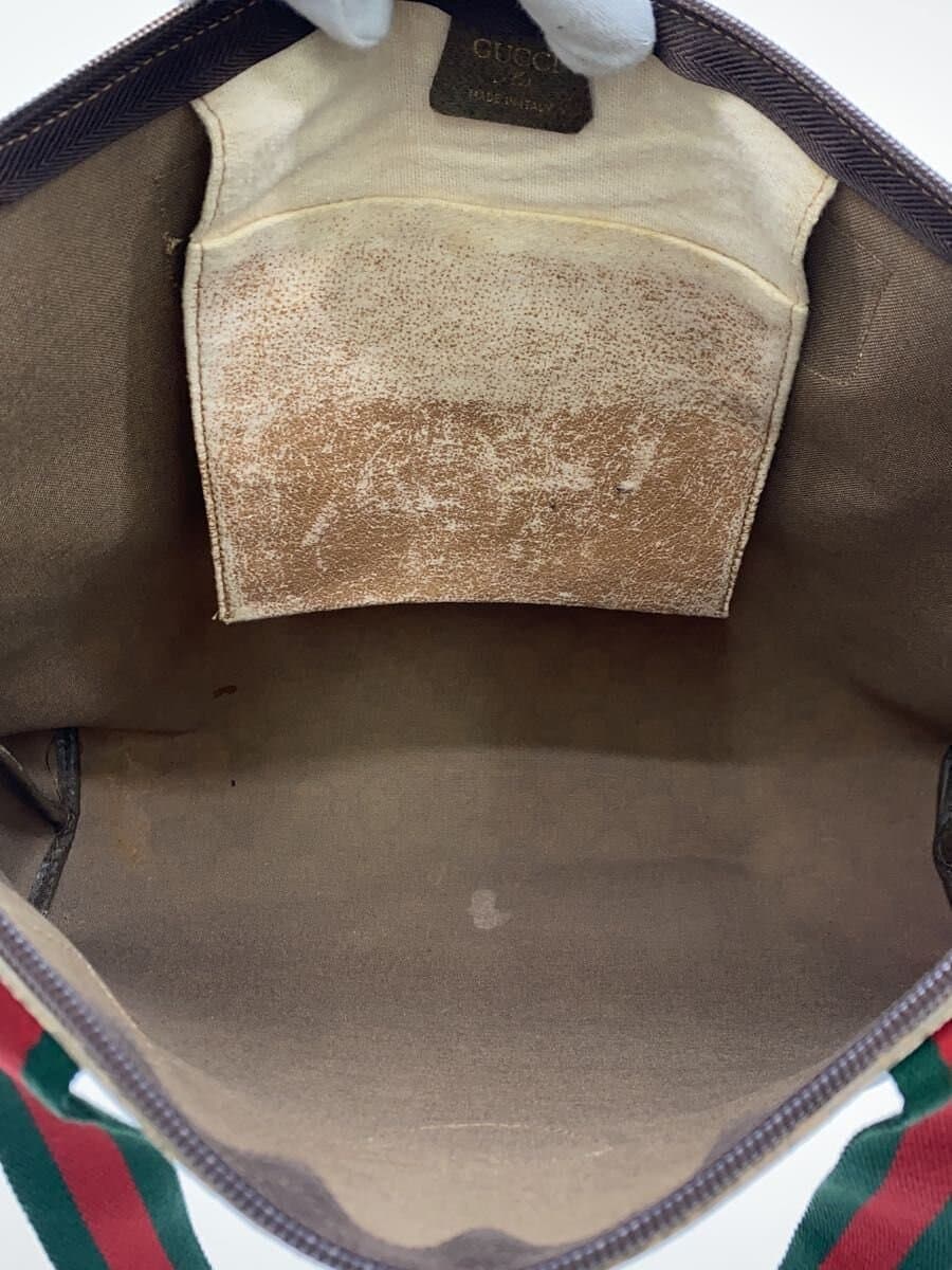 GUCCI PLUS Tote Bag Leather BRW All-over pattern 6