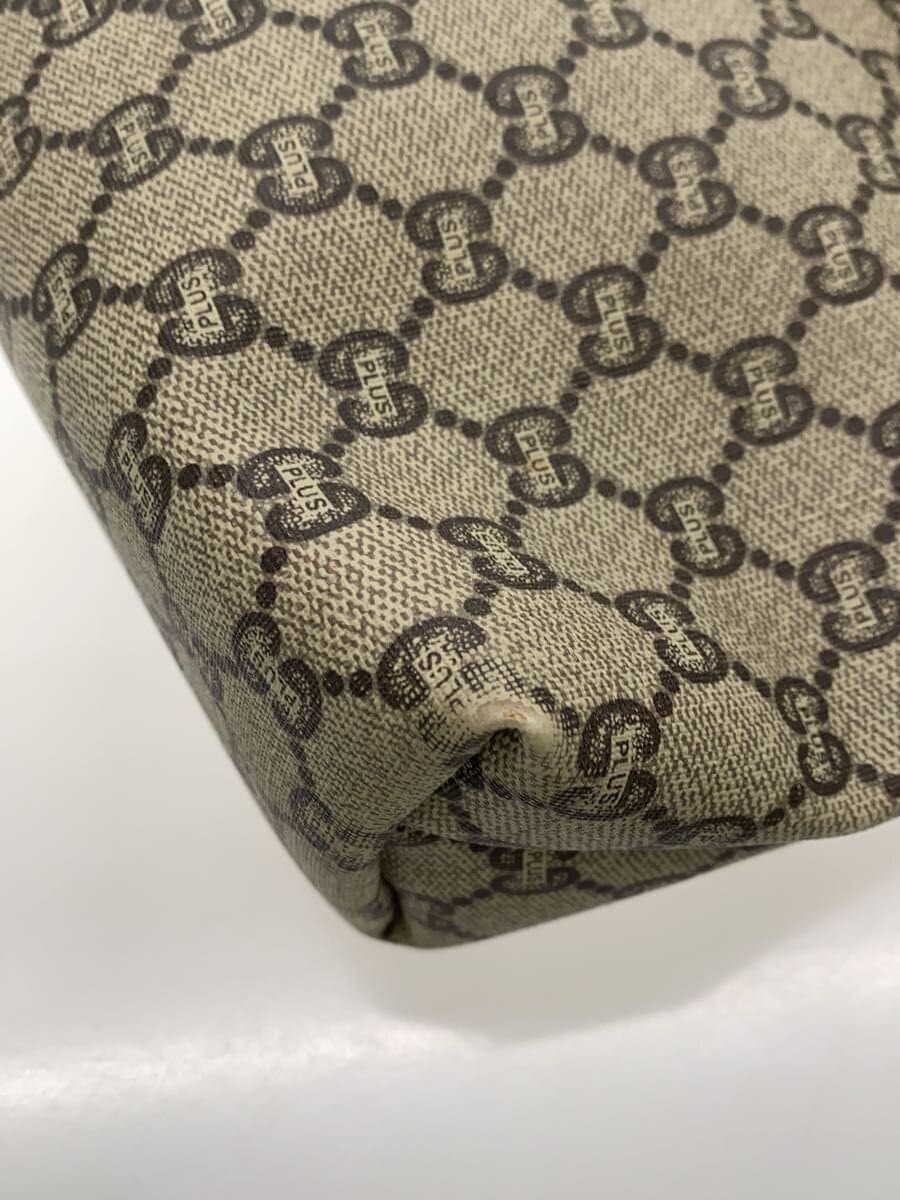 GUCCI PLUS Tote Bag Leather BRW All-over pattern 8