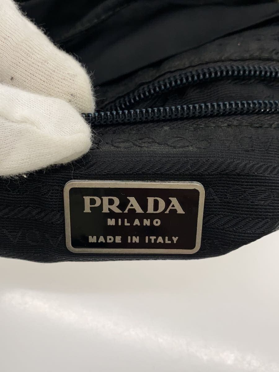 PRADA backpack nylon black plain 5