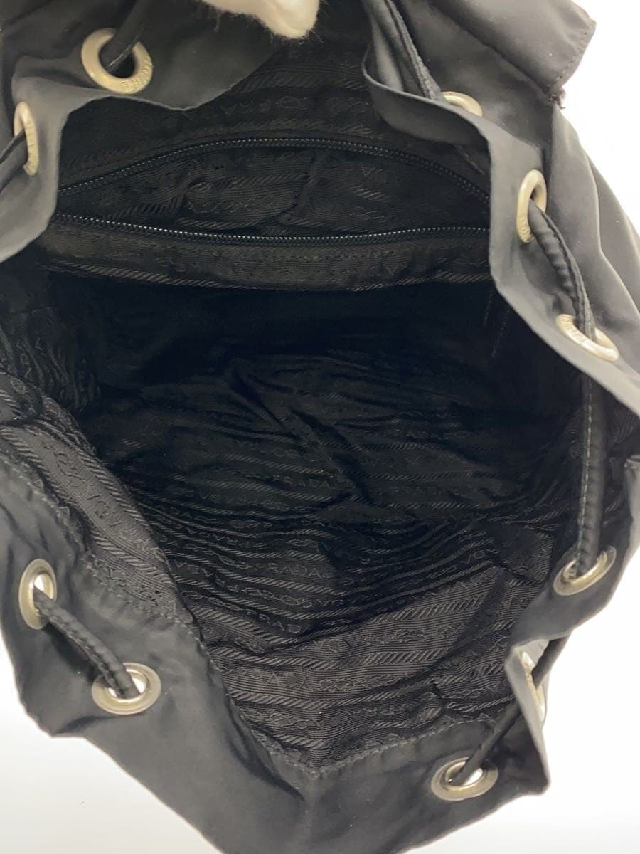 PRADA backpack nylon black plain 6