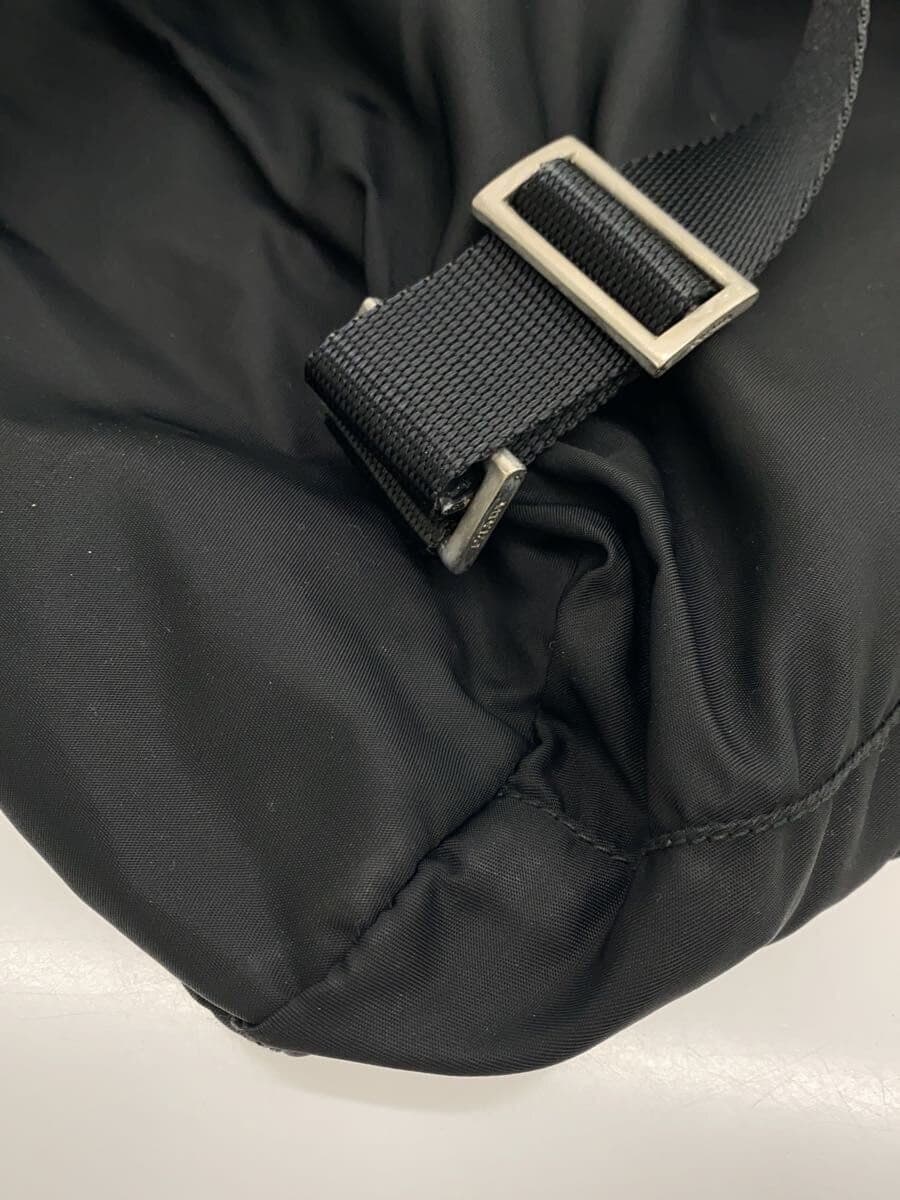 PRADA backpack nylon black plain 9