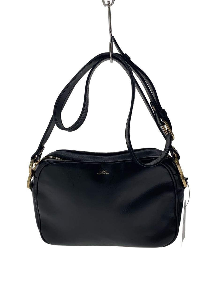 A.P.C. Shoulder Bag Leather BLK