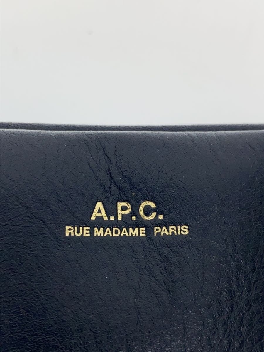 A.P.C. Shoulder Bag Leather BLK 5