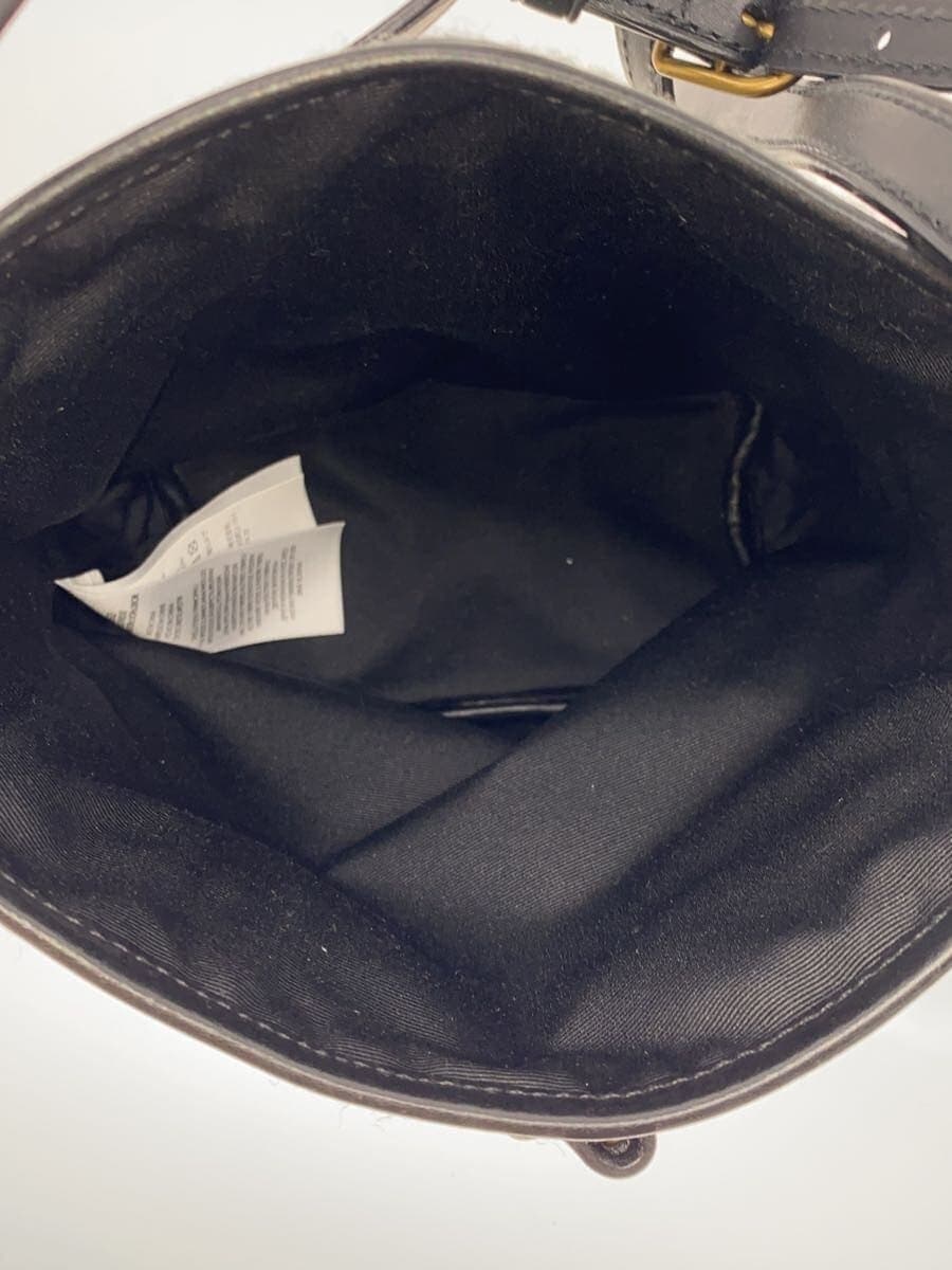 POLO RALPH LAUREN Bellport Shoulder Bag Wool BLK Houndstooth 6