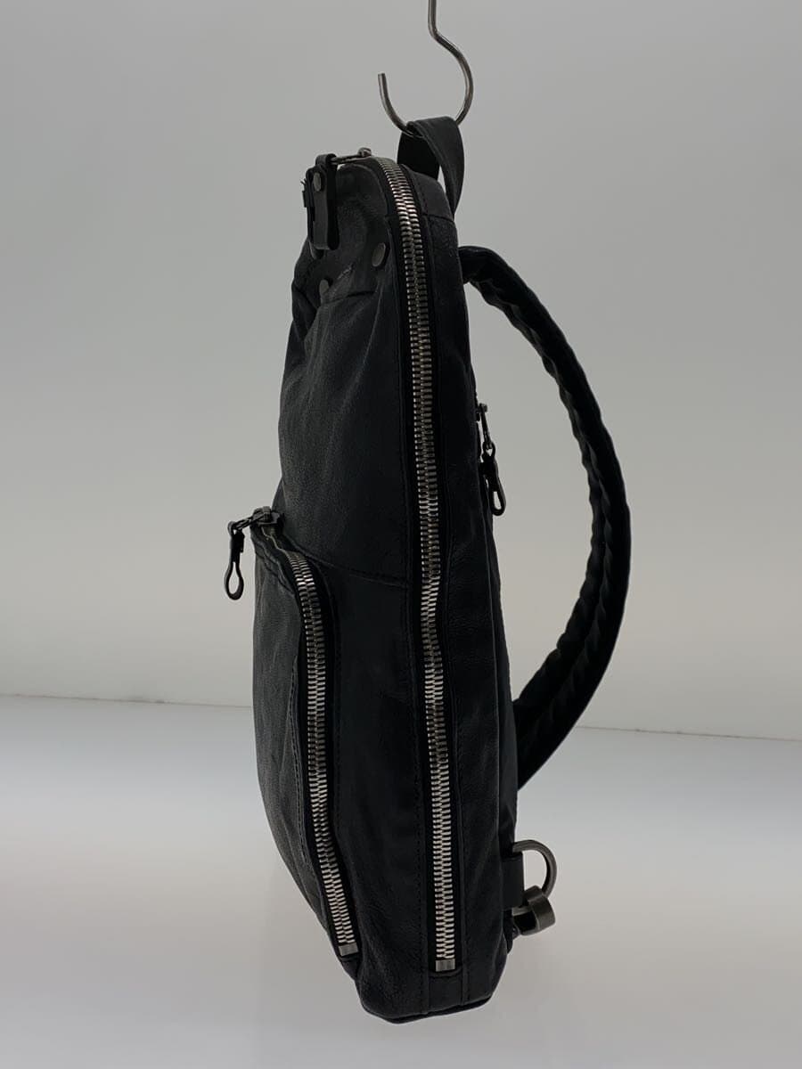 DIESEL Shoulder Bag Leather BLK Solid 93243 2