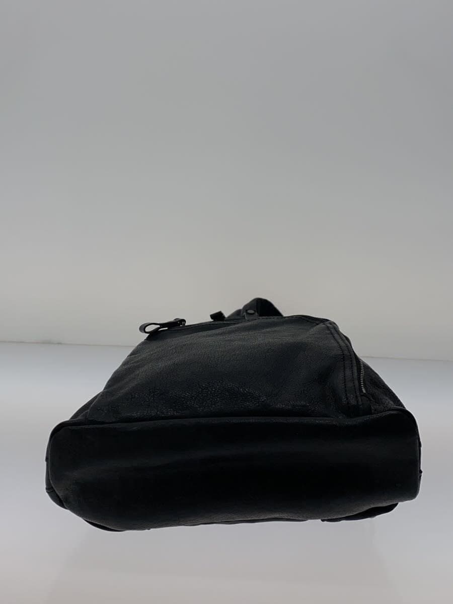 DIESEL Shoulder Bag Leather BLK Solid 93243 4