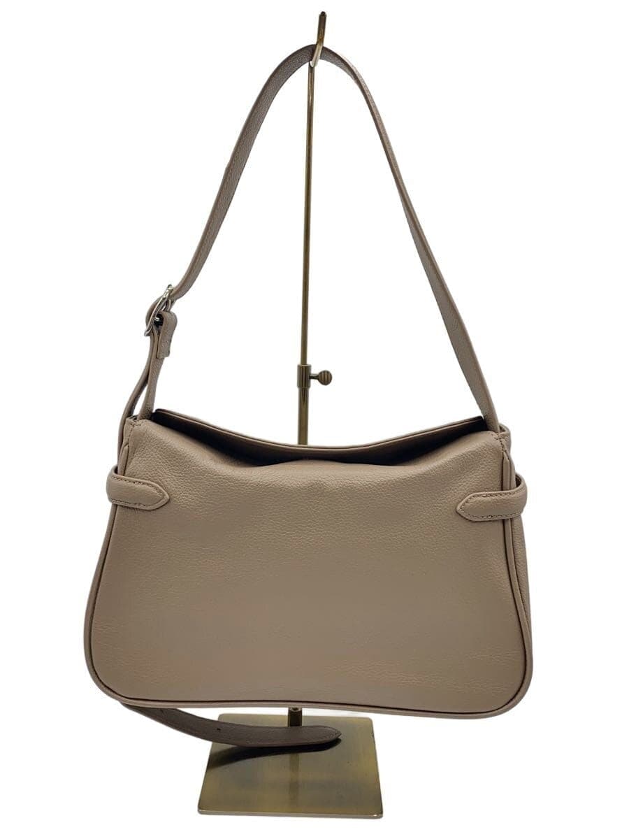 Other Brands: Hoaw. Shoulder Bag Faux Leather BEG Solid Color