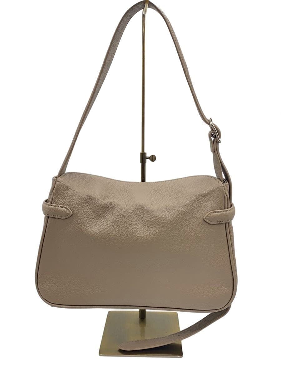 Other Brands: Hoaw. Shoulder Bag Faux Leather BEG Solid Color 3