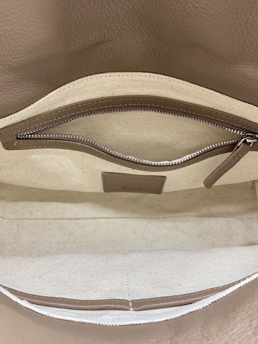 Other Brands: Hoaw. Shoulder Bag Faux Leather BEG Solid Color 6