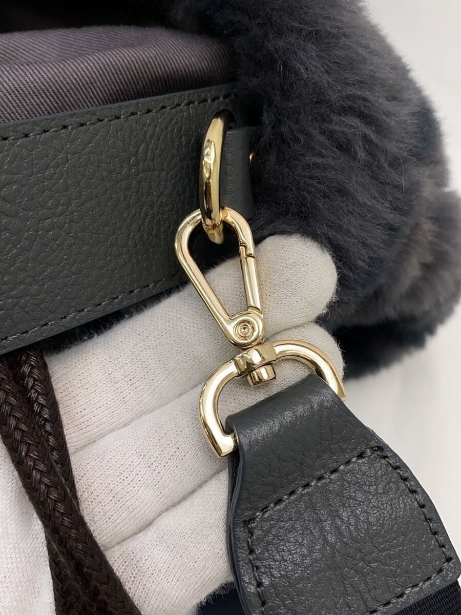 Russet Shoulder Bag Fur Gray CE-1184 7