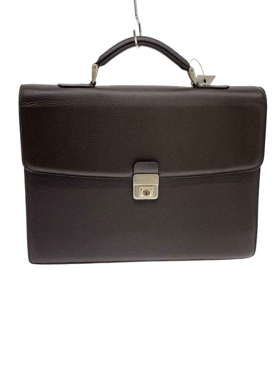 Ermenegildo Zegna Briefcase Leather BRW Solid