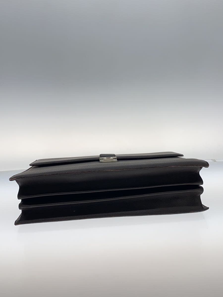 Ermenegildo Zegna Briefcase Leather BRW Solid 4