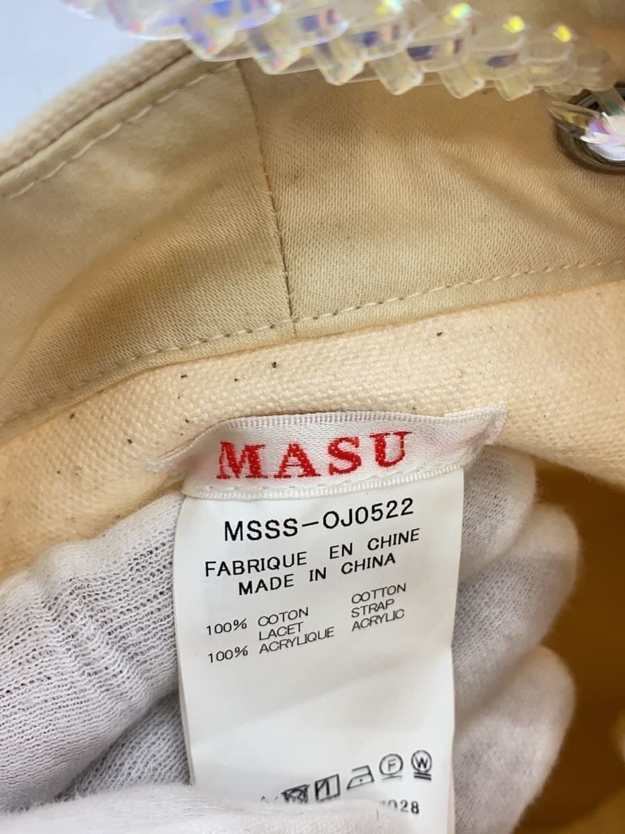 MASU Shoulder Bag Canvas BEG MSSS-OJ0522 5