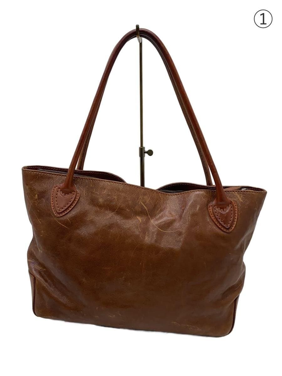 GENTEN Tote Bag Leather BRW 3