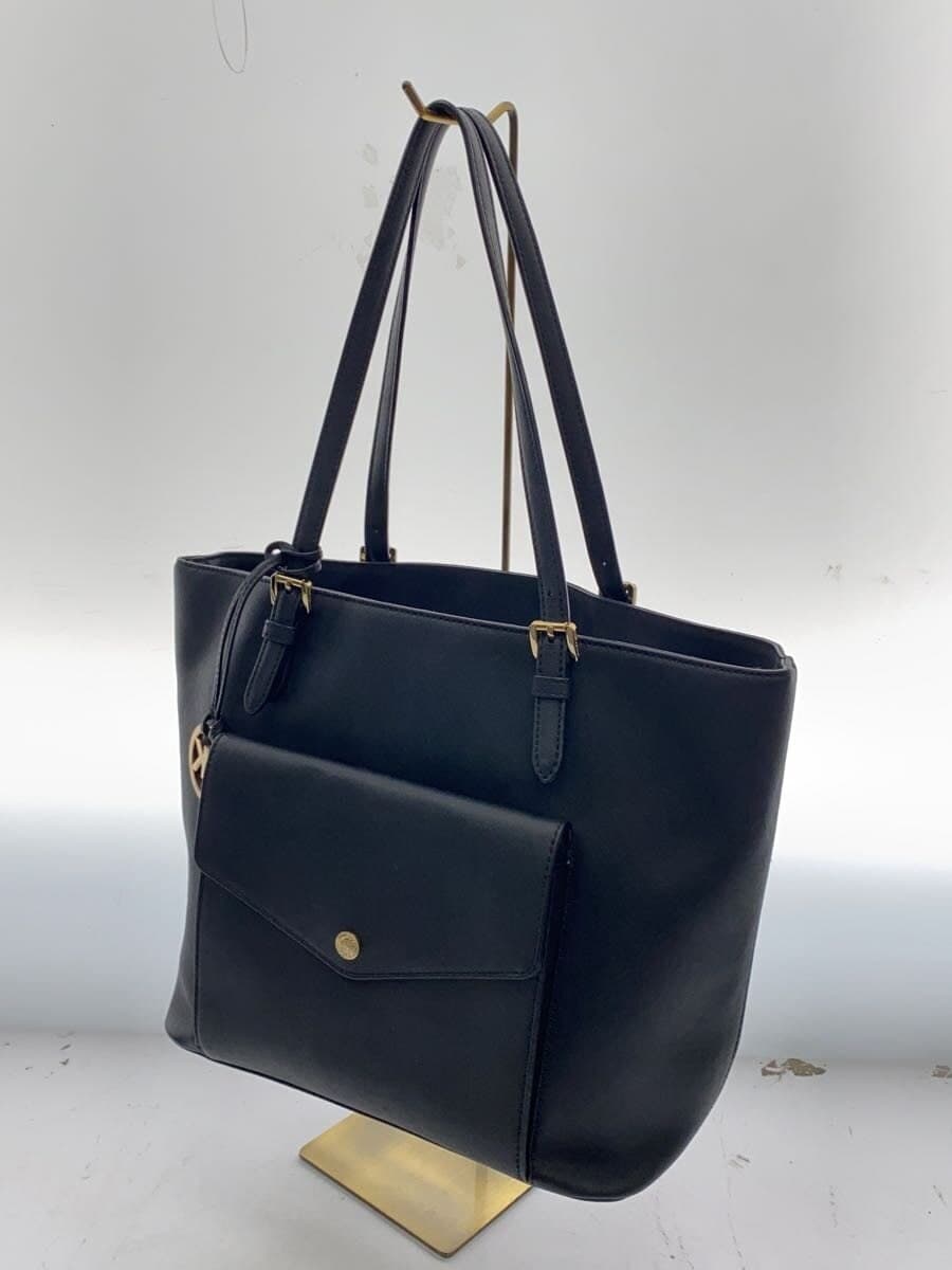 MICHAEL KORS Tote Bag Leather BLK 35S6GTTT3L 2