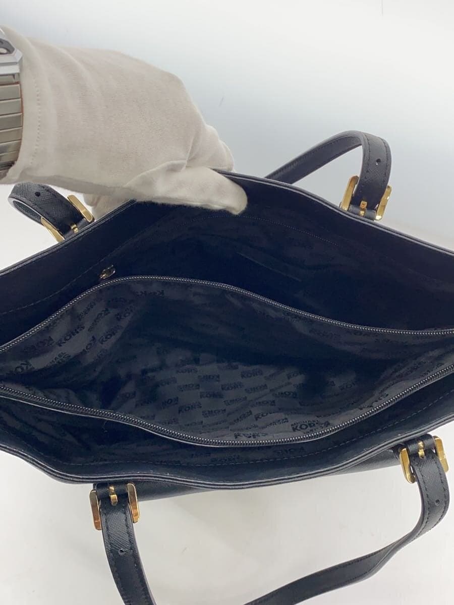 MICHAEL KORS Tote Bag Leather BLK 35S6GTTT3L 6