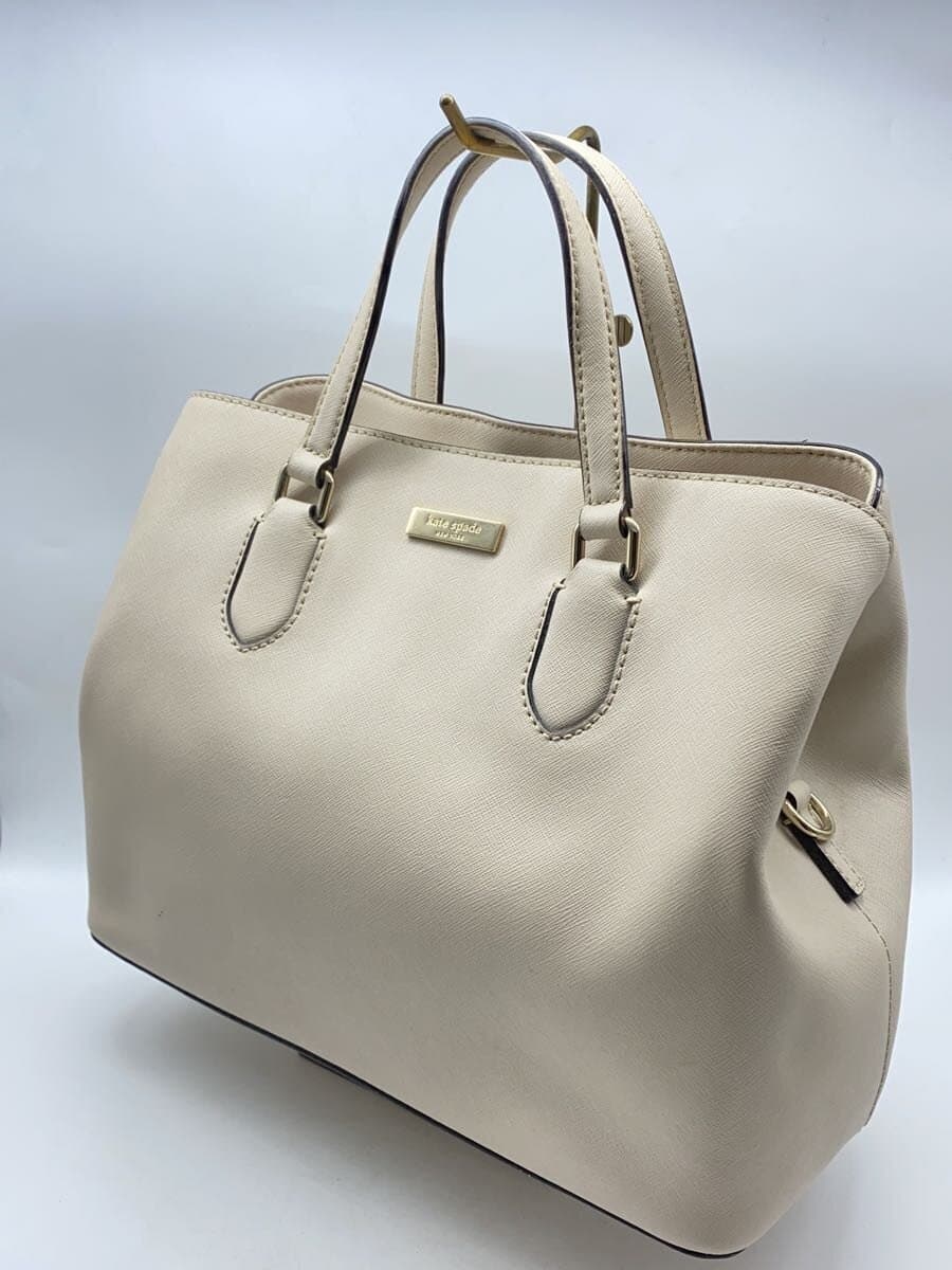 kate spade new york Handbag Leather BEG Solid WKRU3930 2