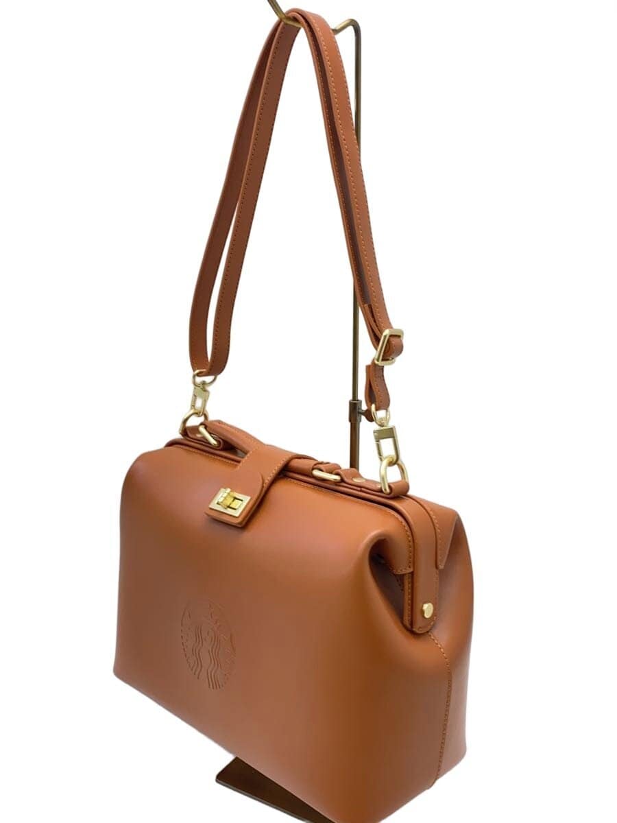 Starbucks Shoulder Bag Leather BRW 2