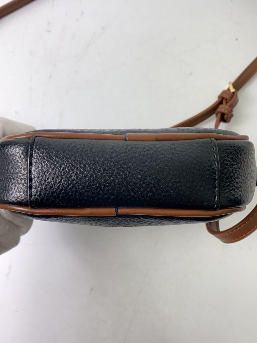 Samantha Thavasa Shoulder Bag Faux Leather BLK Solid 4