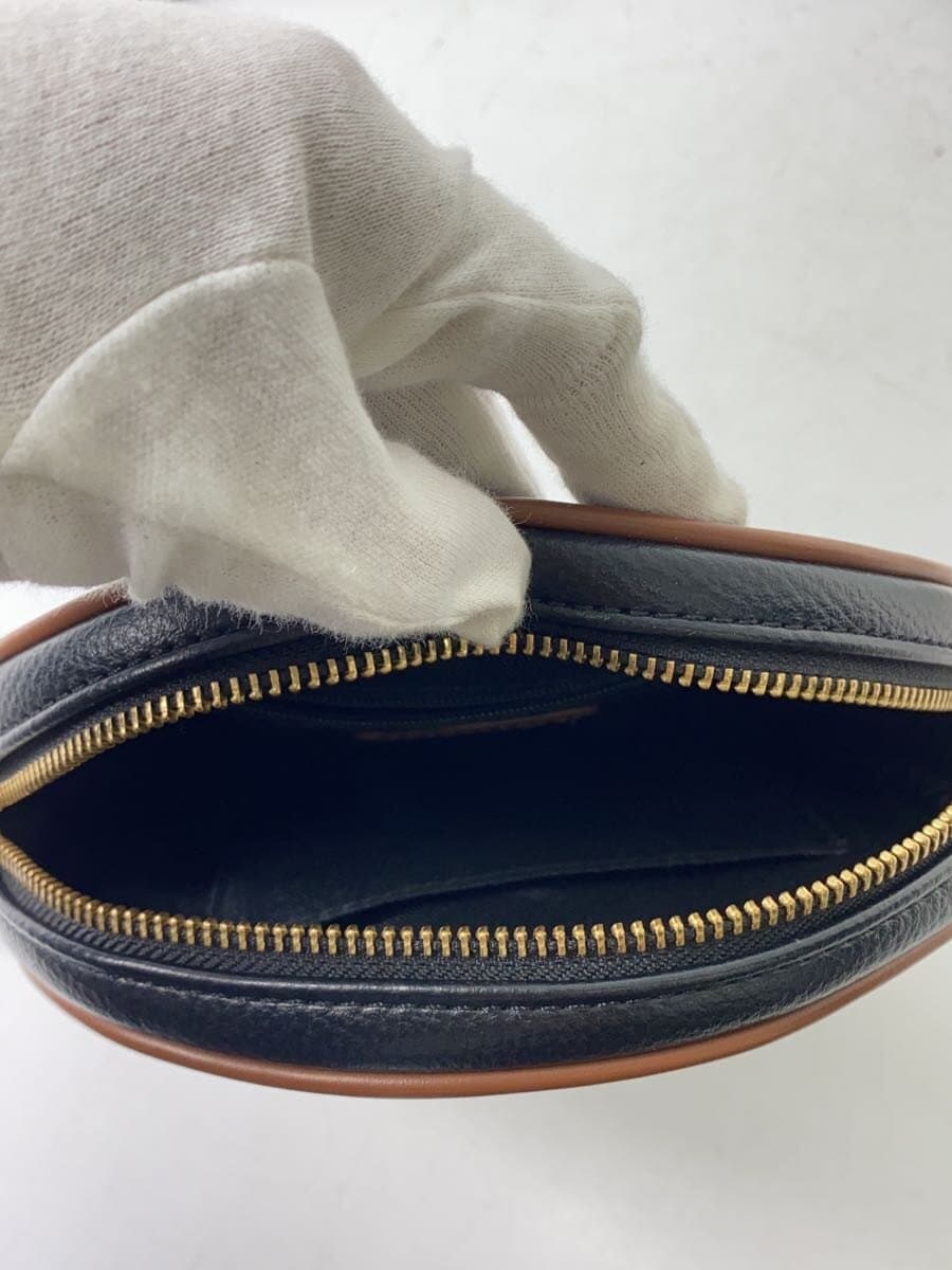 Samantha Thavasa Shoulder Bag Faux Leather BLK Solid 6