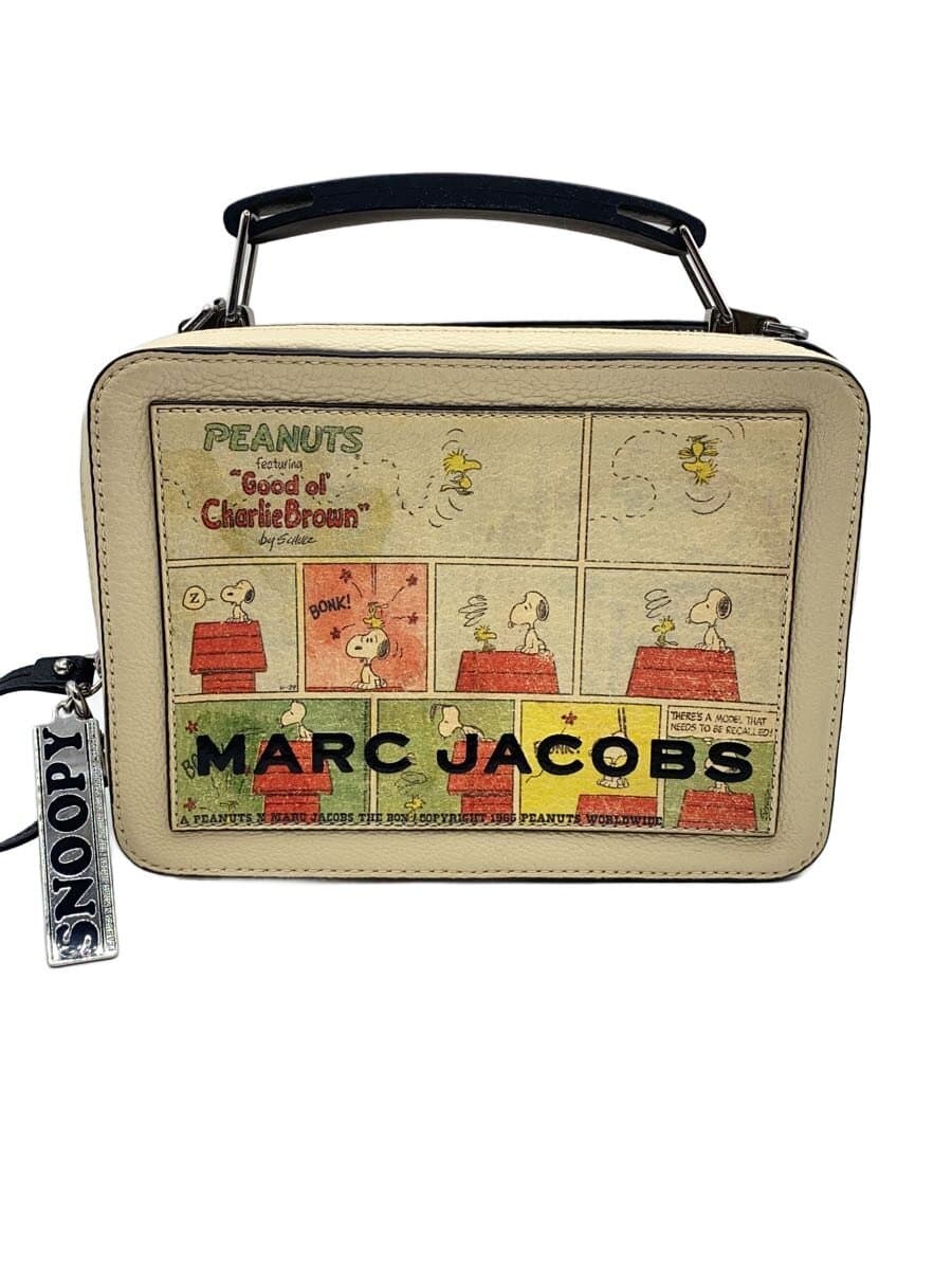 MARC JACOBS x PEANUTS Shoulder Bag Leather WHT All Over Pattern